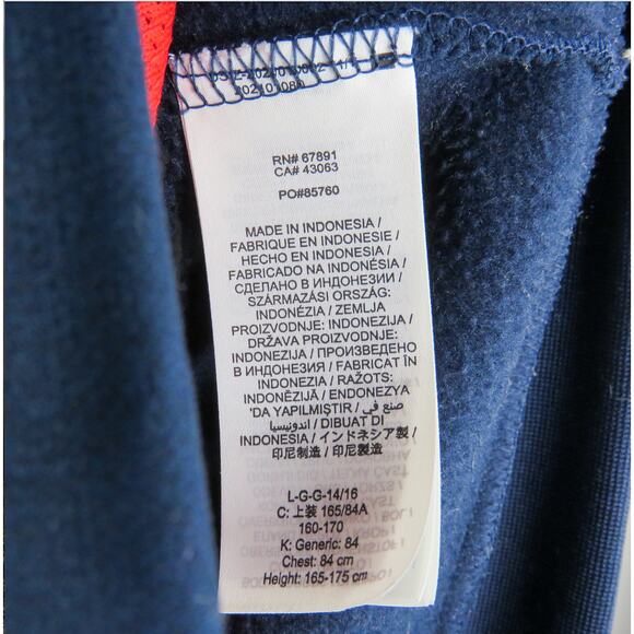 Nike Women's NFL New England Patriots Dri-Fit  Navy Blue Hoodie On Field Large - Picture 8 of 9